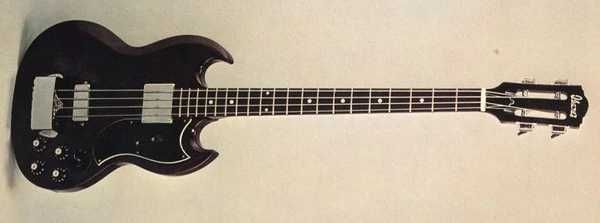 Vintage 70s Ibanez Orlando SG Baixo MIJ Teisco