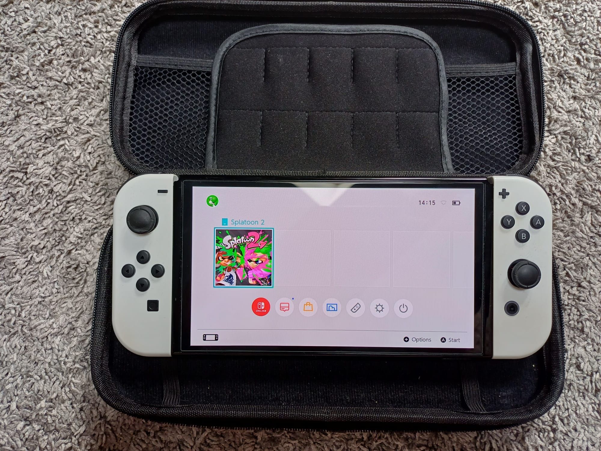 Nintendo switch OLED, pad, splatoon 2