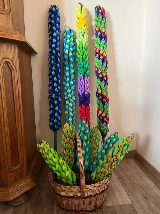 Kurpiowskie palmy wielkanocne