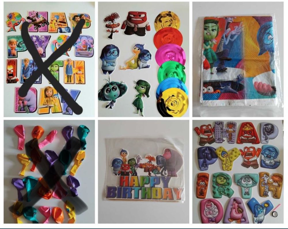 Decoração Aniversário Divertidamente Inside Out