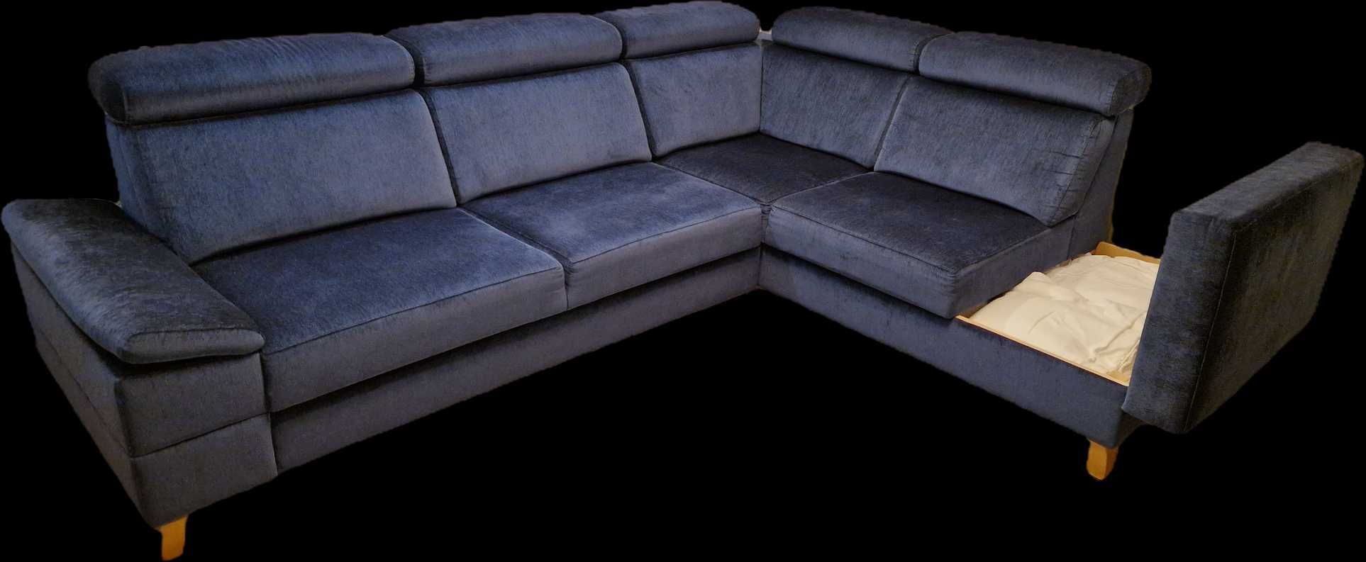 Narożnik kanapa sofa rozkładana materiał plamoodporny