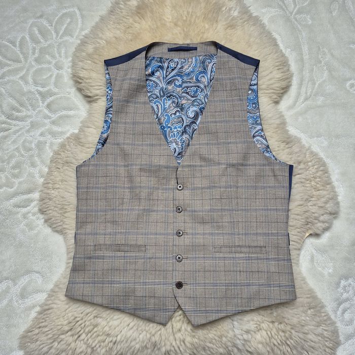 Kamizelka garniturowa M w kratkę Burton Menswear London