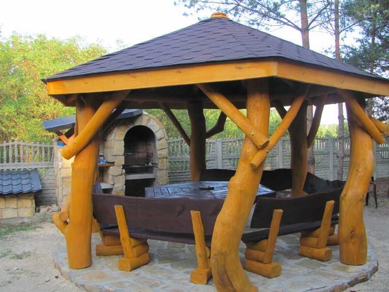 altany altana z bali drewna dębowego altanka altanki ogrodowa drewnian