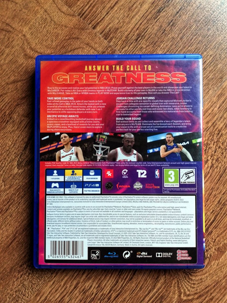Gra NBA 2k23 PlayStation 4