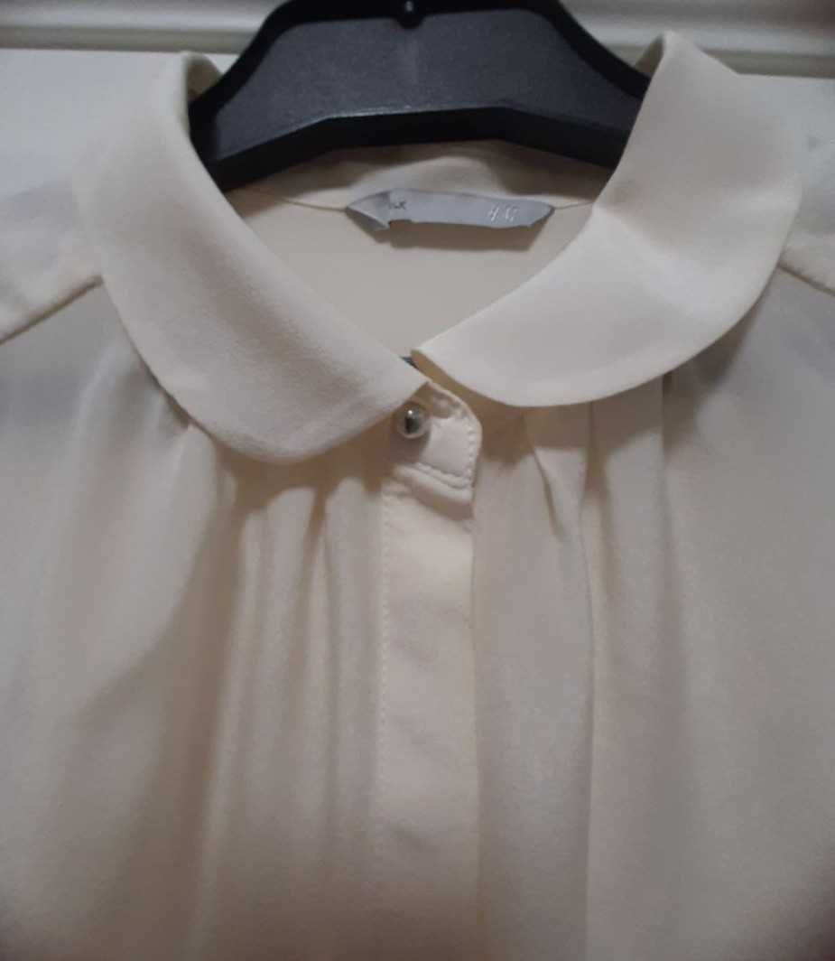 Cорочка, 100% шовк, розмір М, H&M, вершкове масло