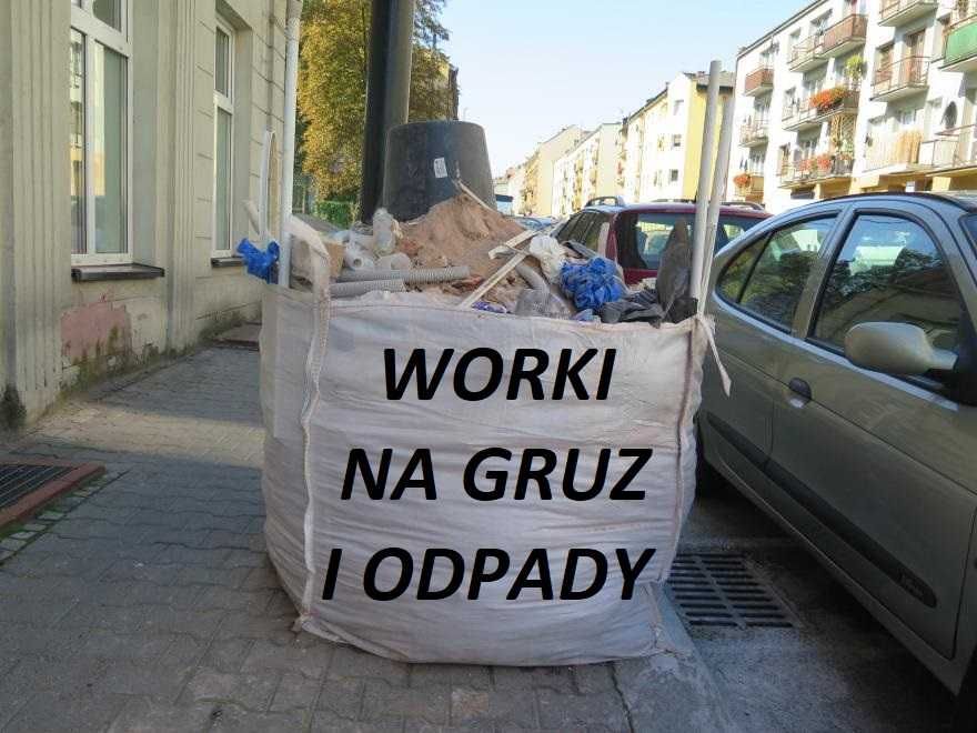 Worki na Odpady Gróz Śmieci BIG BAG Gruz 1,5m 350 zł Wywóz Gruzu Tanio