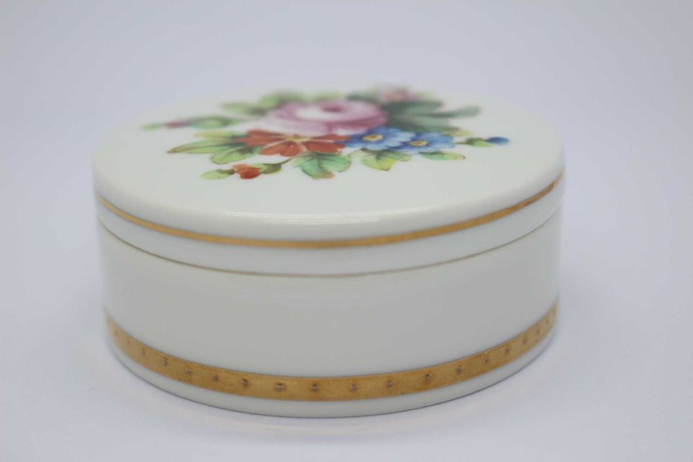 Caixa Regaleira Pequena Vista Alegre Floral Pintada à Mão