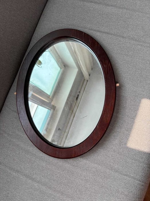 lustro owalne vintage