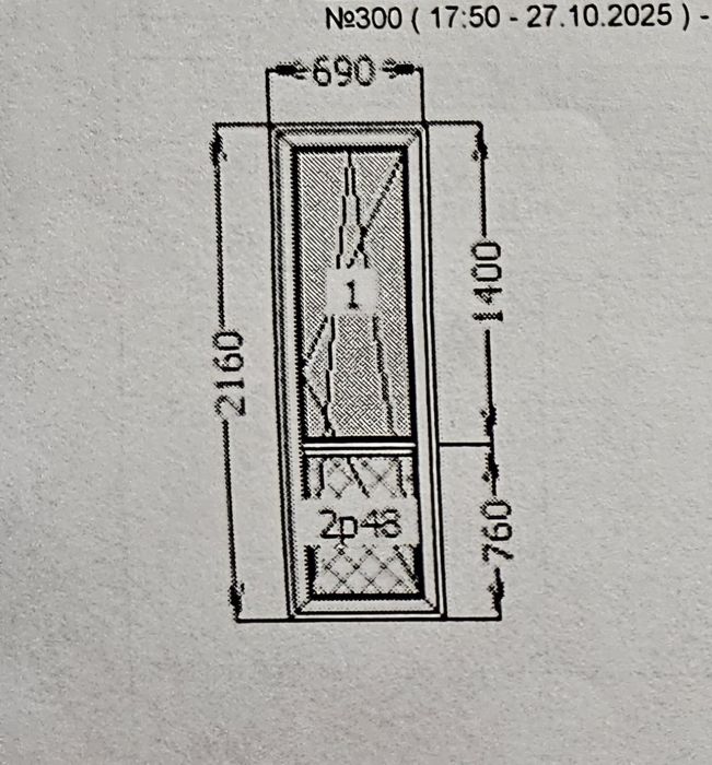 Двері металопластикові