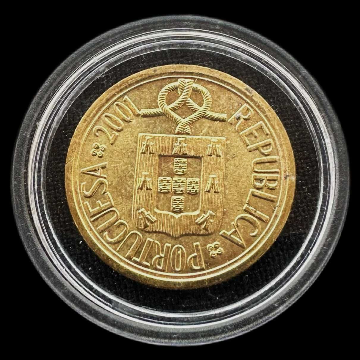 Moeda de 10 Escudos - 2001 - República Portuguesa