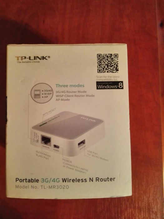 Router TP-Link TL-MR3020 3G/4G/LTE + modem HUAWEI E3276 LTE