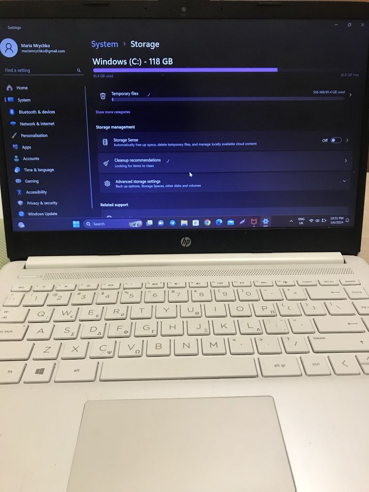 HP 14s laptop ноутбук