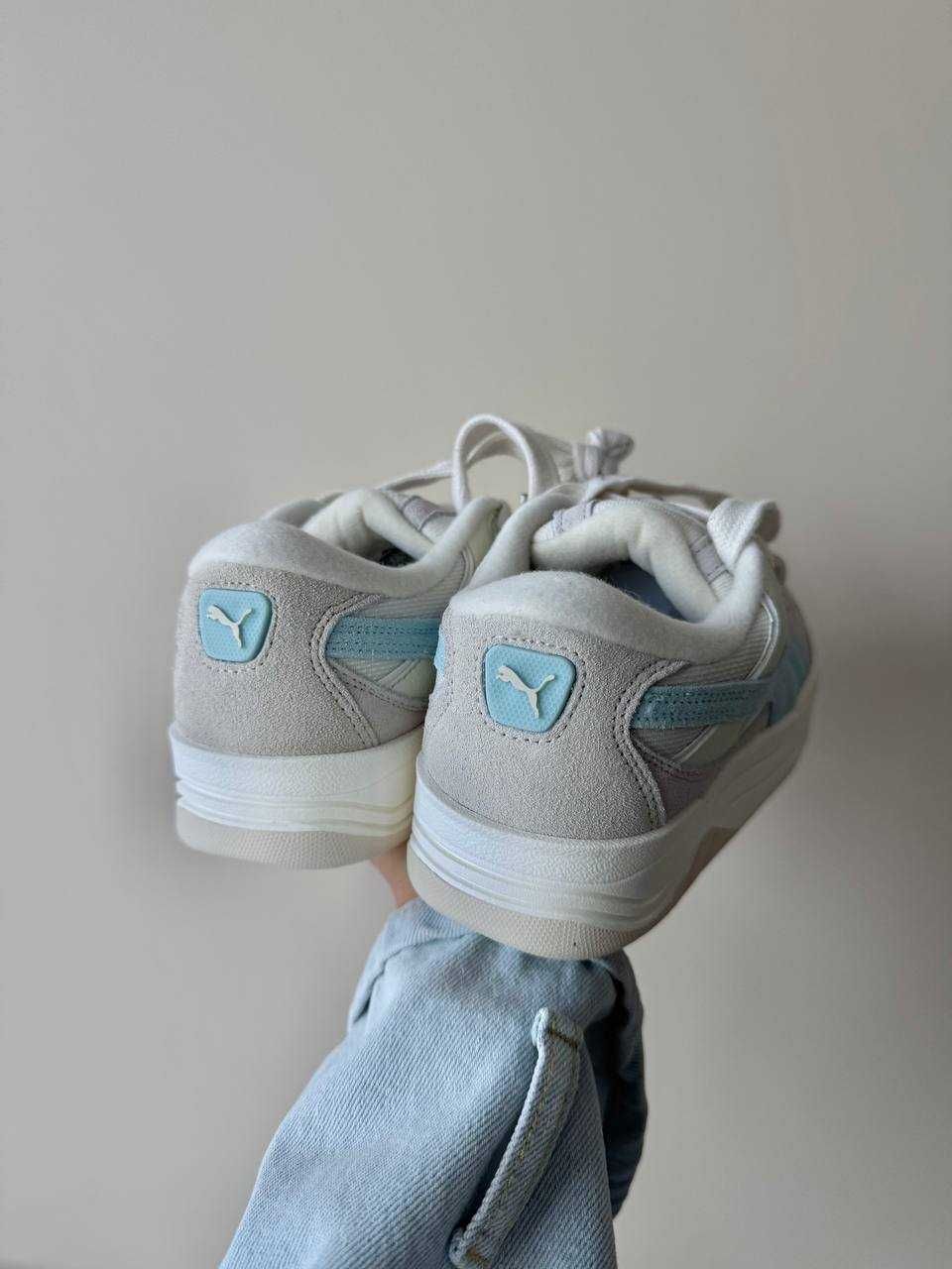 Кеди Puma 180 Grey Blue White / кеди Пума 180 сірого кольору замша