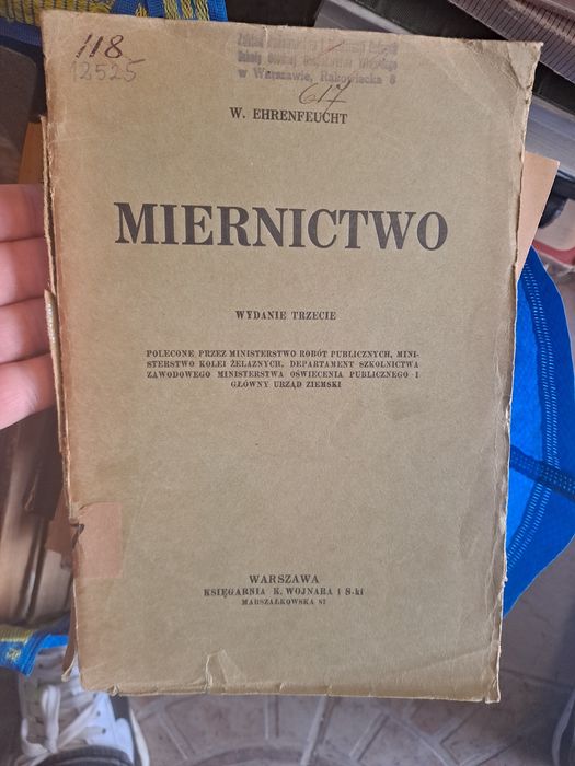 Książka Miernictwo W.Ehrenfeucht