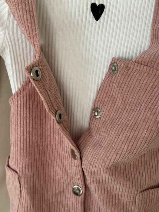 Вельветовий сарафан для дівчинки 68 розмір