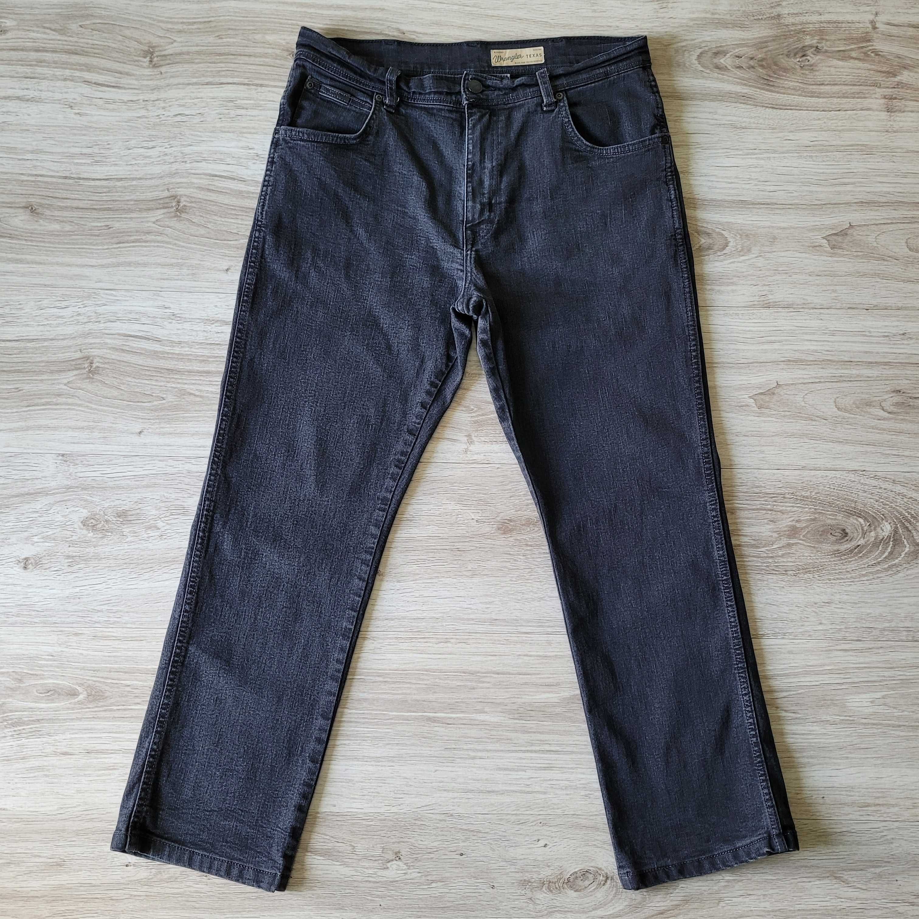 Wrangler Texas Stretch W34 L30 M-L чоловічі джинси штани брюки чорні