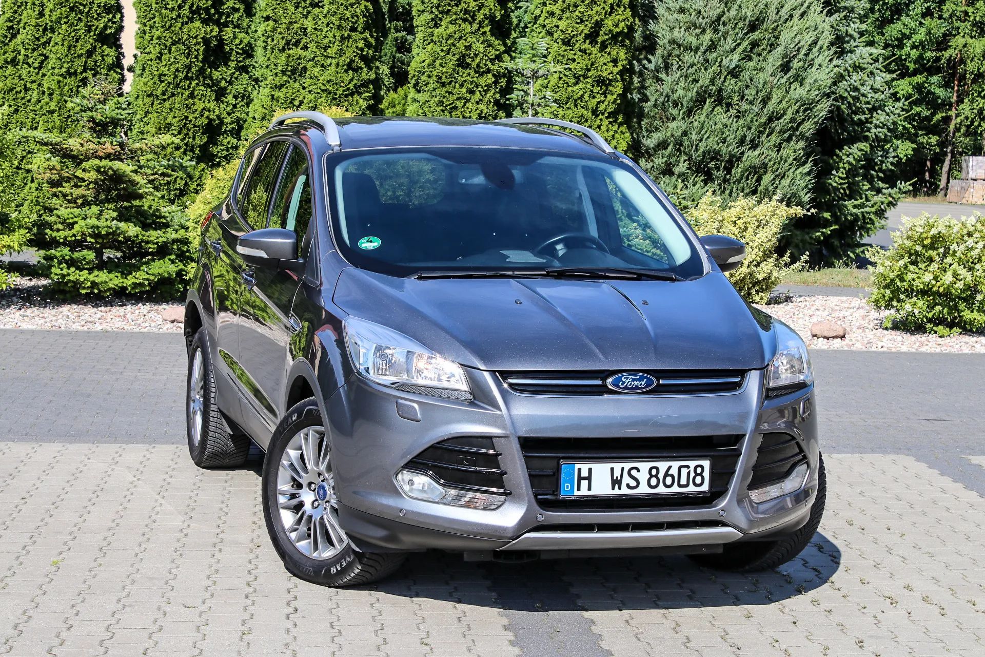 Ford Kuga 150KM El.Klapa Navi Kamera Park Asisst Pół Skóry Tempomat TITANIUM