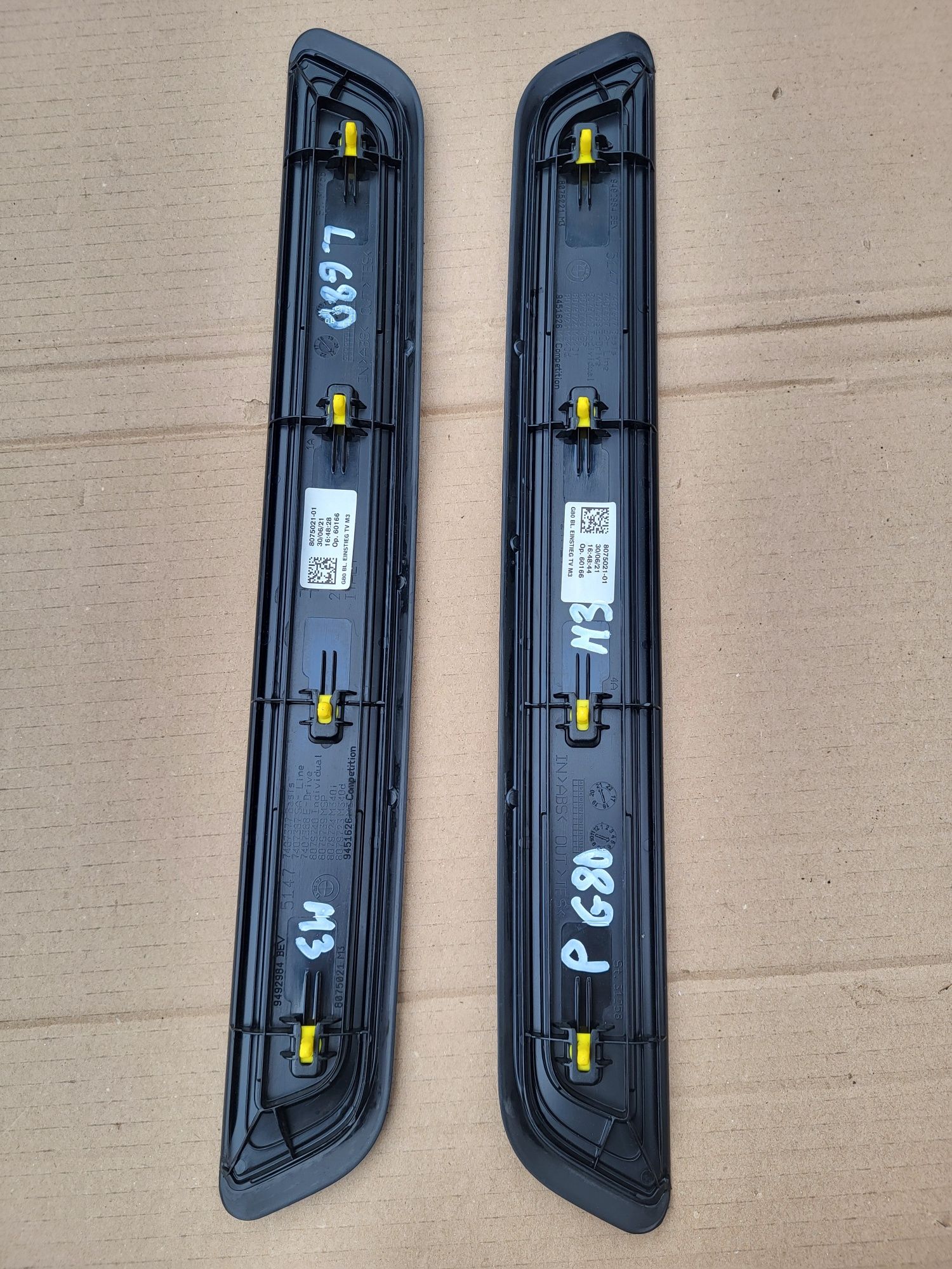 Listwy Progowe bmw m3 G80 G81