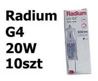 Żarówka Radium biała ciepła G4 20W 12V Made in Germany 10szt