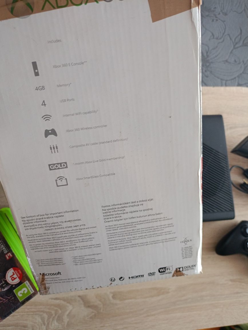 Xbox 360 konsola, Kinect, pad + gry