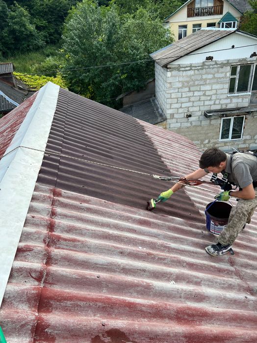 Ремонт покрівлі фасаду