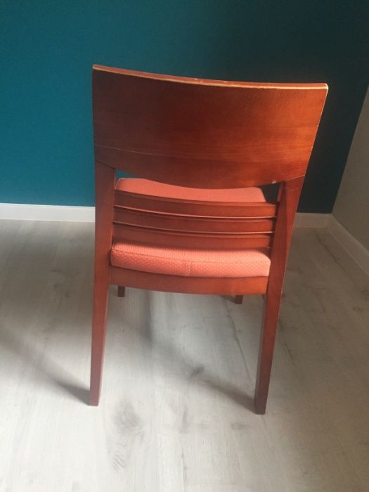 Krzesło drewniane tapicerowane 6 sztuk