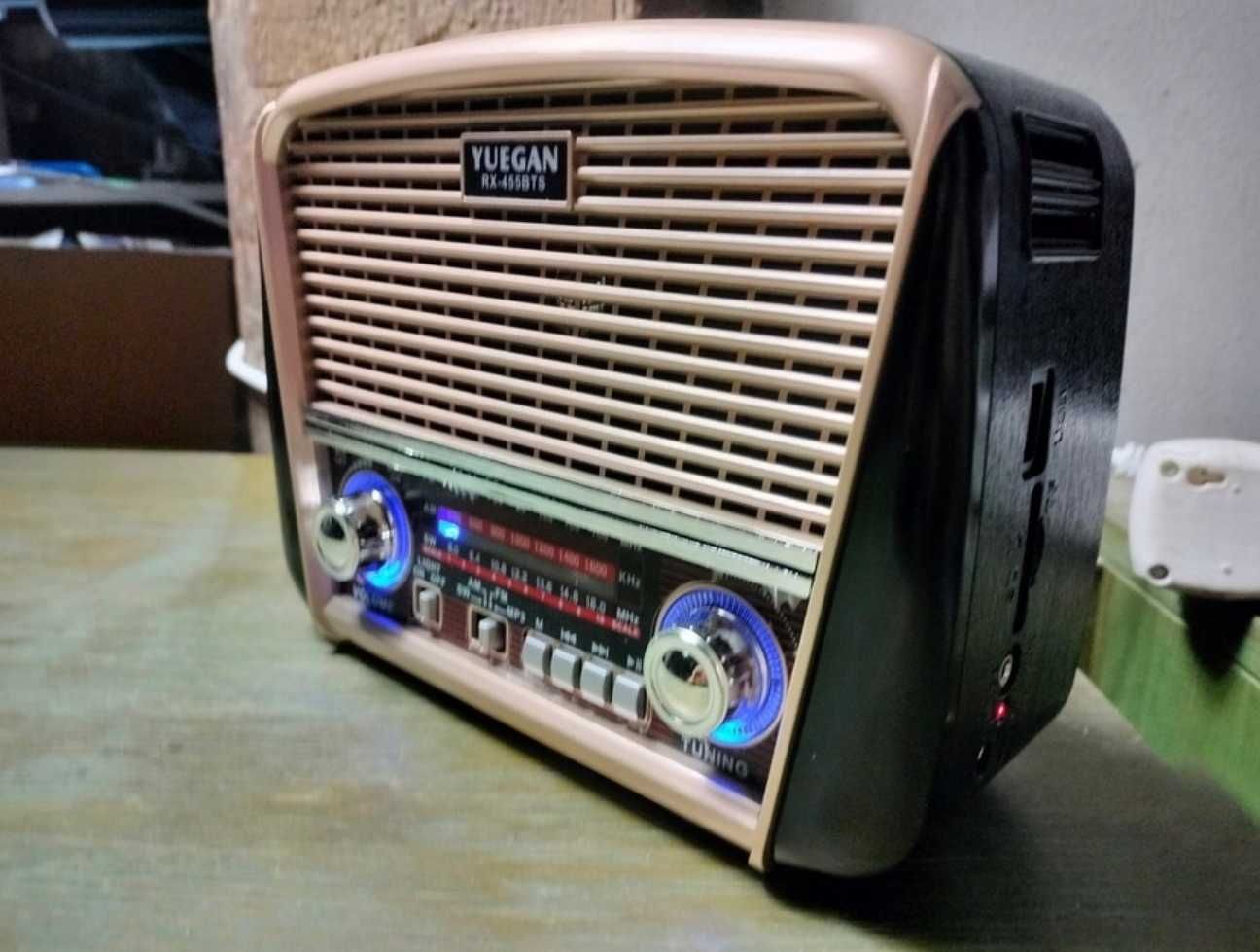 RADIO SOLARNE przenośne retro na akumulator Bluetooth FM AM SW SD USB