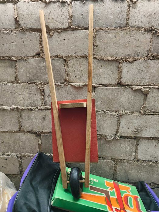 Retro Vintage PRL taczka zabawka dla dzieci