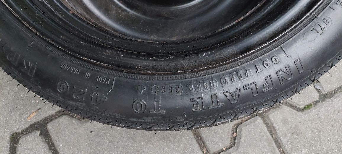 Koło dojazdowe Chrysler