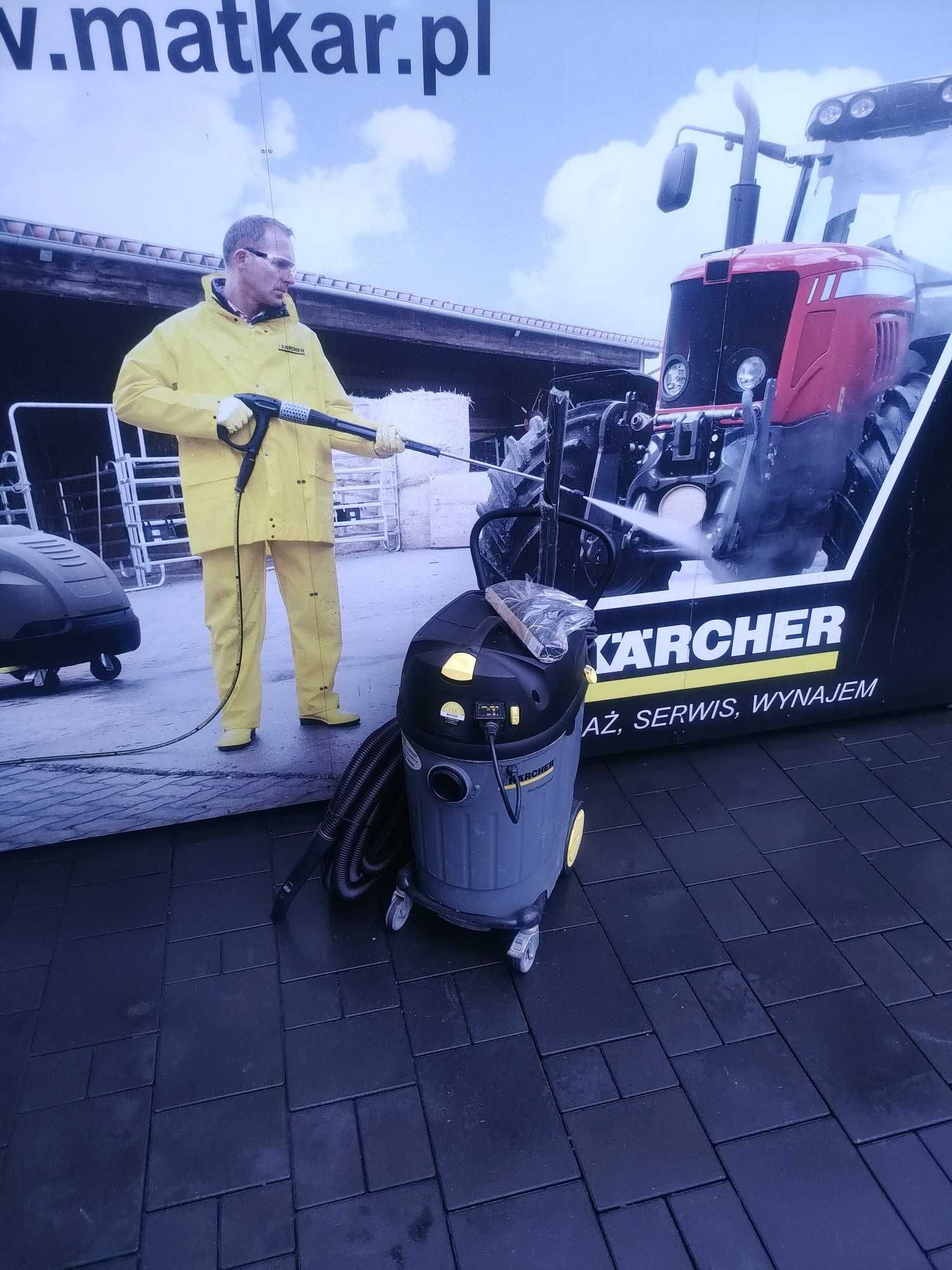 Odkurzacz strażacki Karcher NT 611 K Eco z pompą do brudnej wody