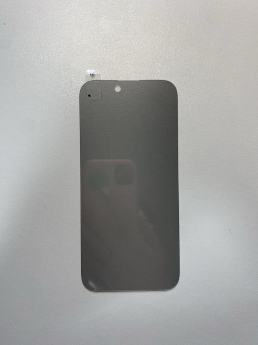 Чорне скло захисне на айфон 15 антишпигун