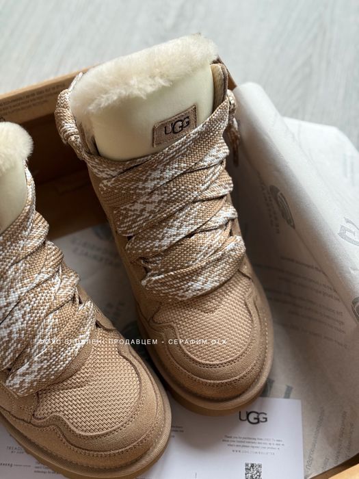 Оригинал Зимние Кроссовки Avstralia UGG Lowmel Sneaker High beige
