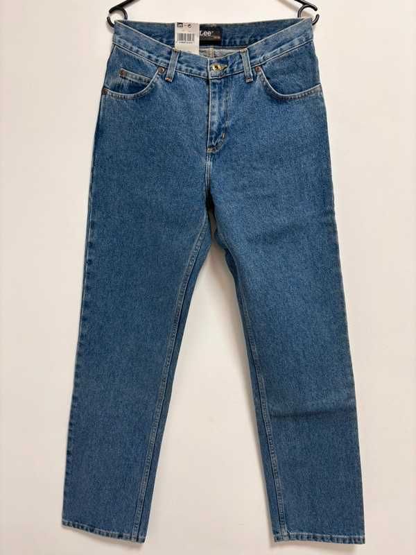 Spodnie męskie Lee Brooklyn W30 L32 jasne jeansy straight 100% bawełna