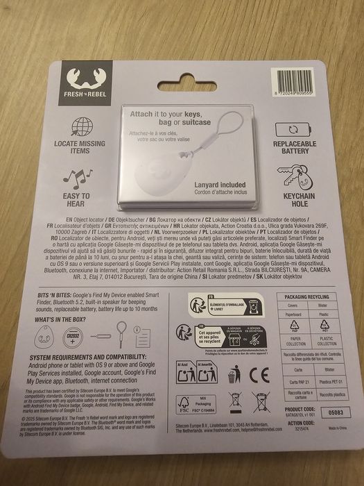 Lokalizator dla Android Find My Device SMART Finer Fresh&Rebel