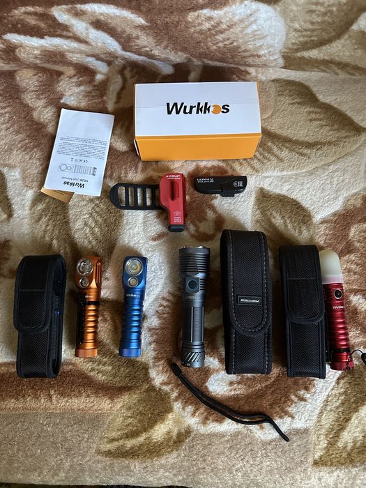 Фонарики, велосипедные Wurkkos HD20, TS21 Conlvoy M21f