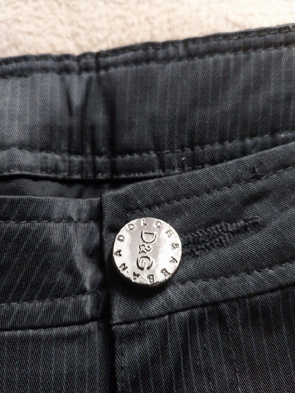 Damskie spodnie z logo  D&G
