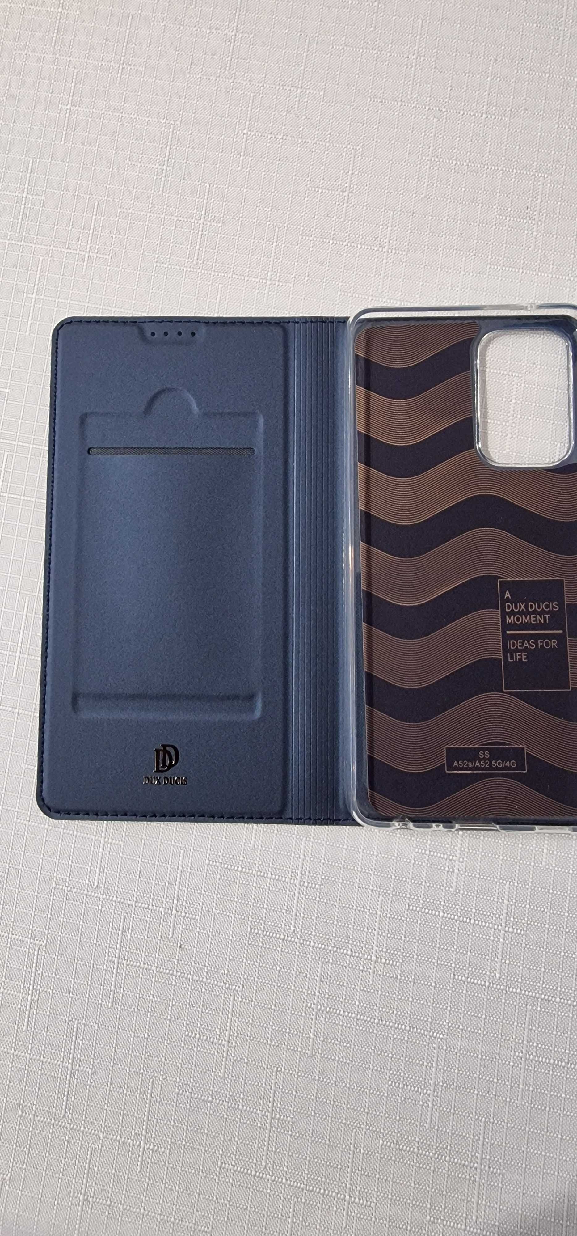 Etui z klapką Dux Ducis Skin Pro do Samsung Galaxy A52, A52s granatowe
