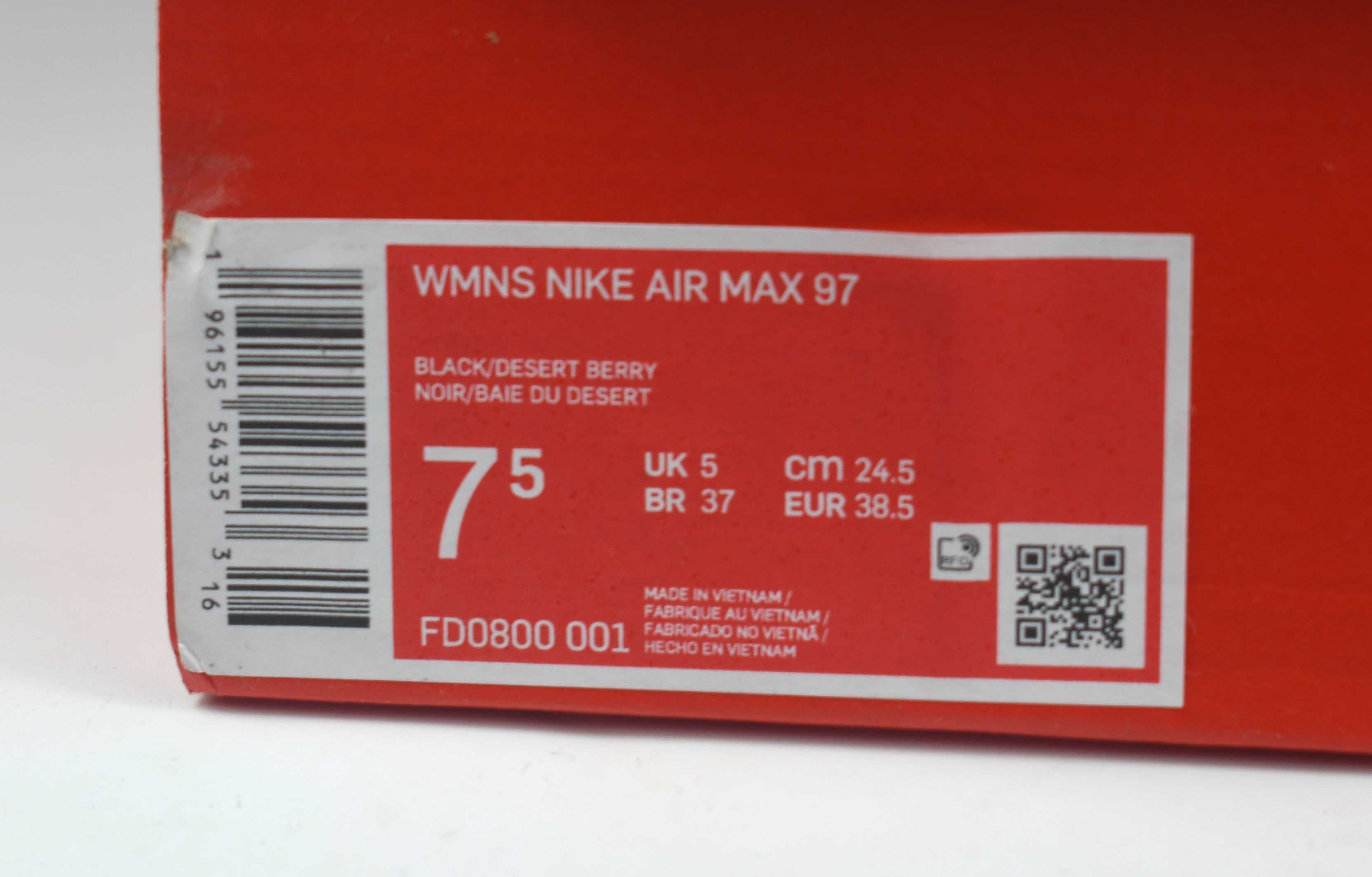 Nike buty damskie sportowe Wmns Air Max 97 FD0800 rozmiar 38,5