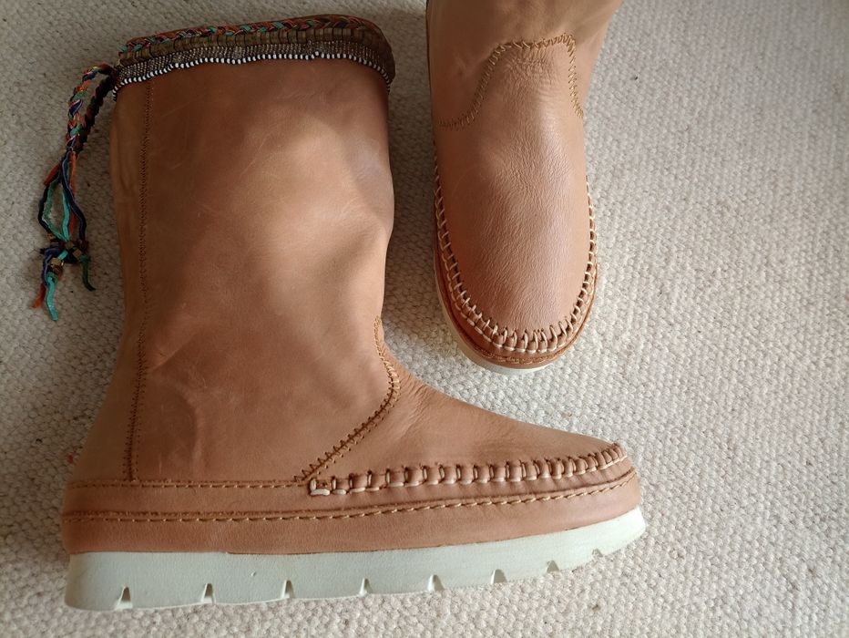 Buty Laidback London Boho kozaki handmade