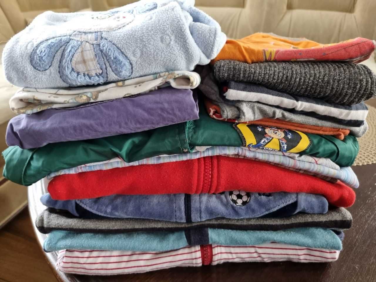 Koszula R 92 elegancka jak i sportowa niebieska w prążki