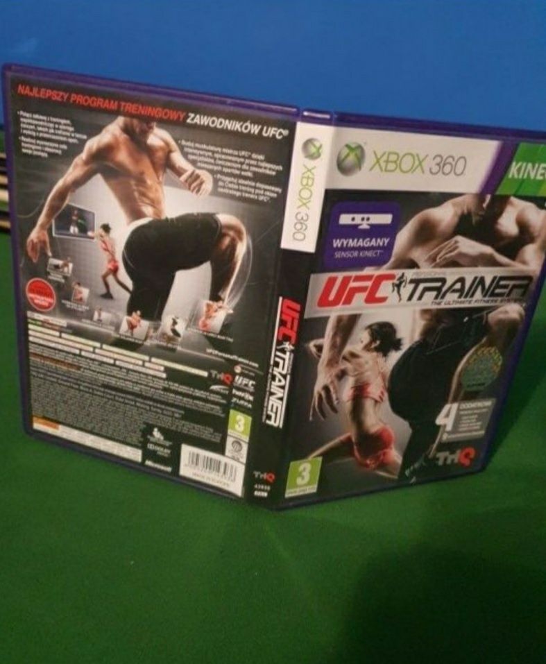 Kinect Ufc trainer Xbox 360 fitness trener personalny kinekt x360