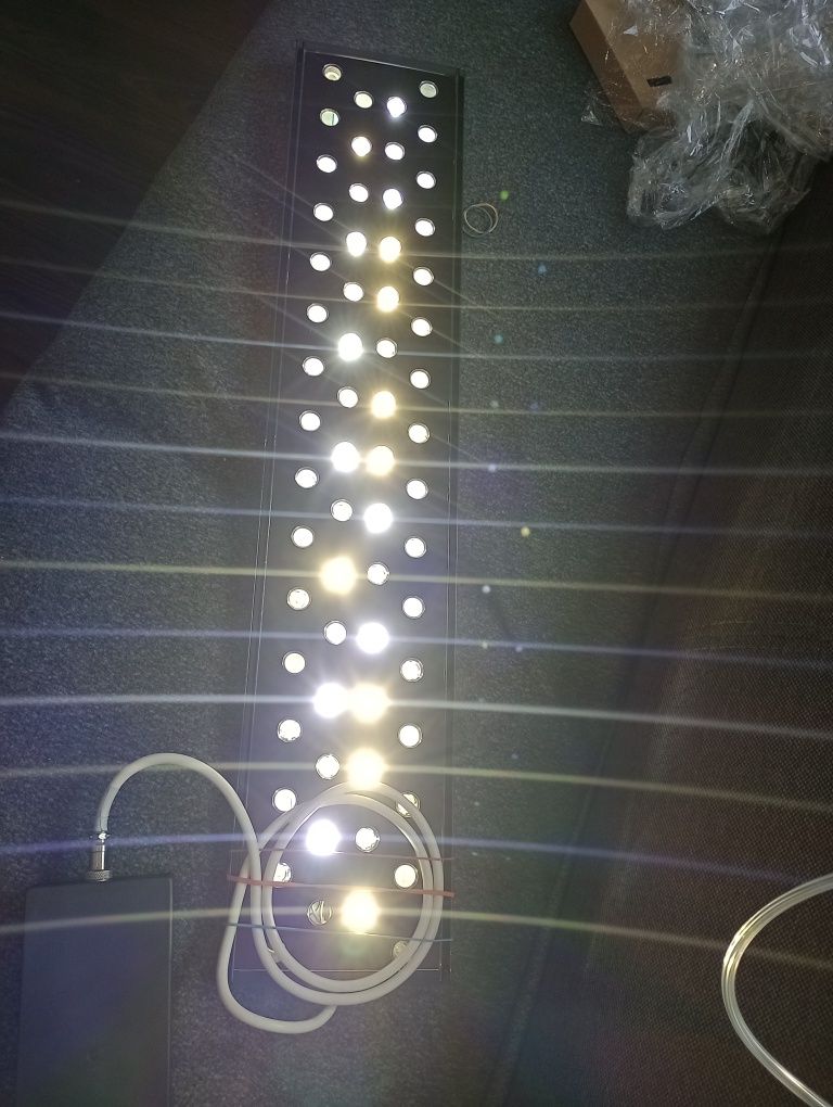 Lampa LED na sterowniku AQMA akwarium roślinne