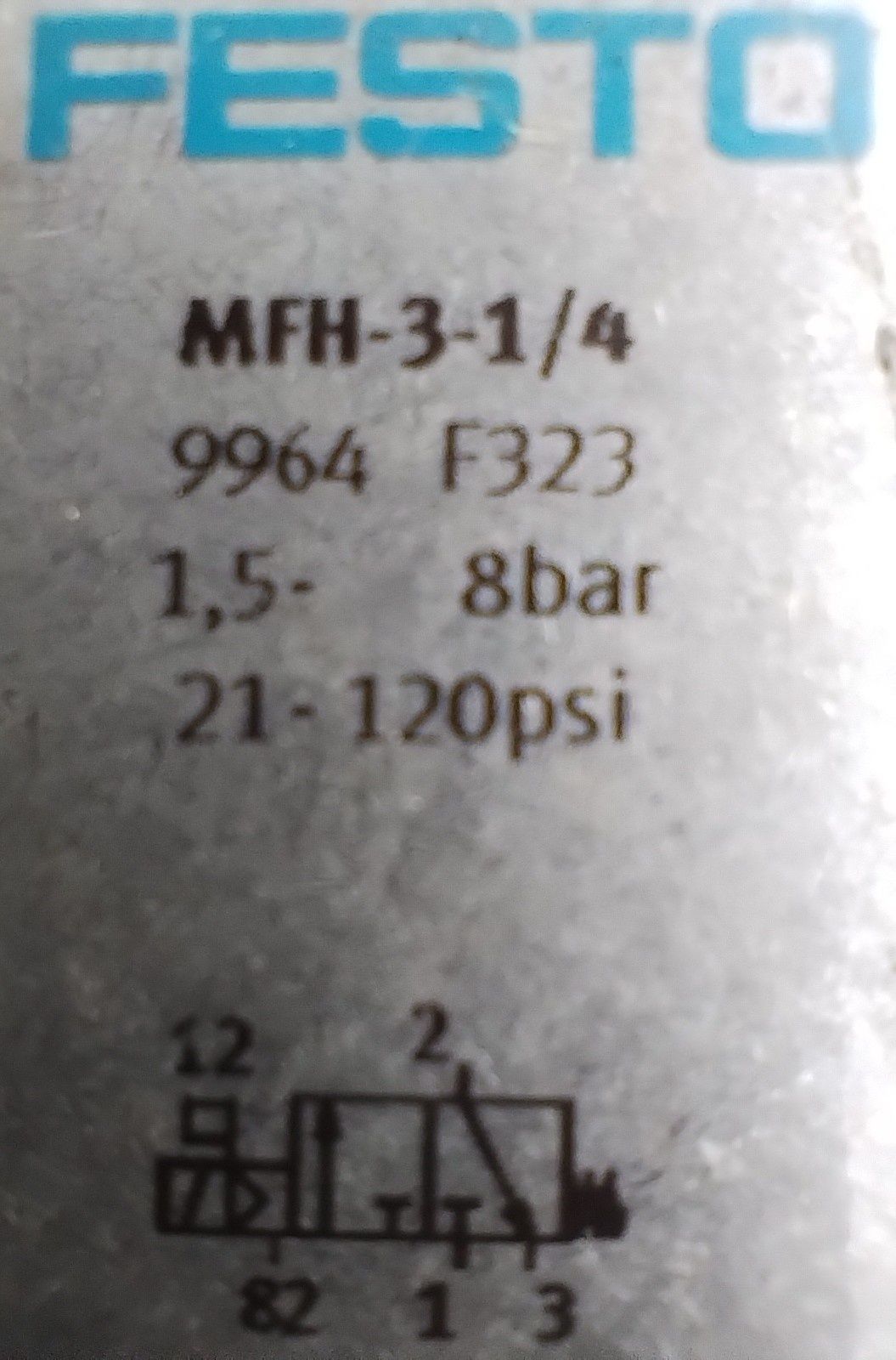 Elektrozawór festo MFH-3-1/4 zestaw naprawczy