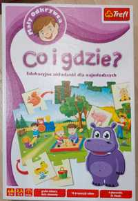 CO I GDZIE? Mały odkrywca. Edukacyjne układanki dla najmłodszych