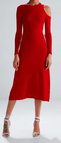 Sukienka czerwona ZARA