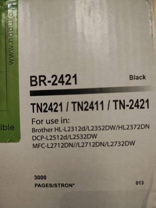 Laser toner cartridge BR 2421 czarny 3000 stron