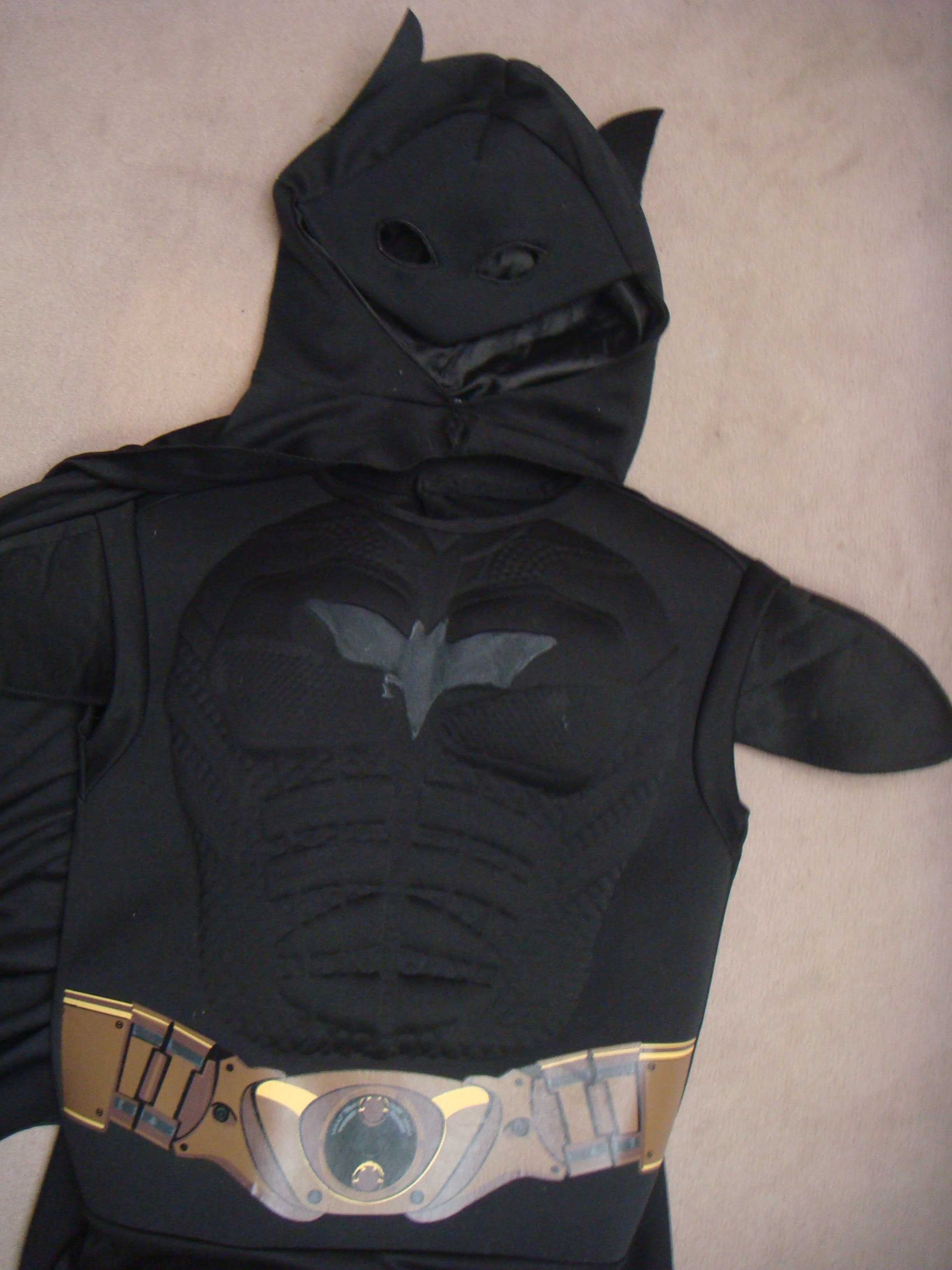 strój przebranie superman batman efekt super mięśni + maska 110 / 116