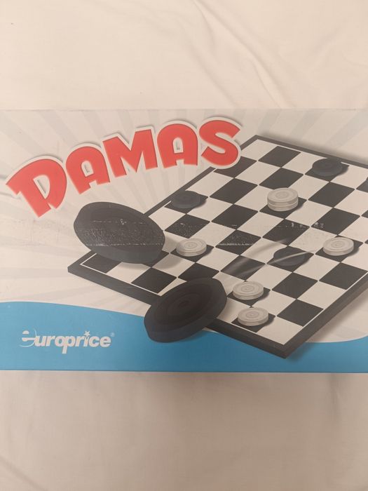 Jogo de damas tabuleiro nunca usado