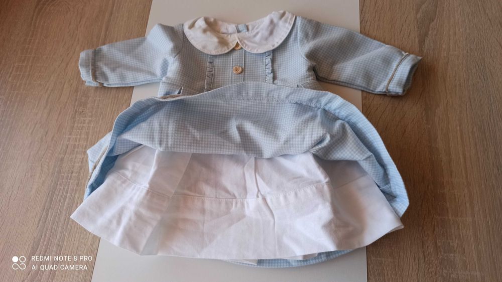 Vestido bebé 1 mês Marca Metro Kids