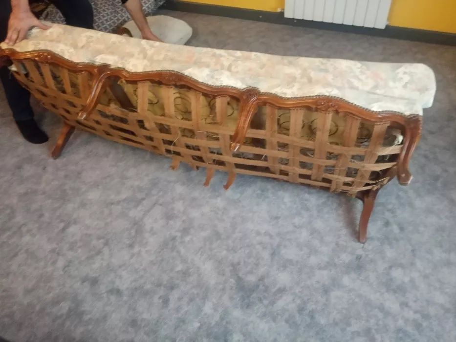 WŁOSKIE ręcznie robione Stylowe meble LUDWIK drewno naturalne